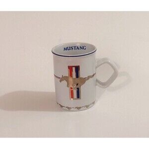 Rare Vintage Ford Mustang Coffee Mug Designed by Michael Leson Designs